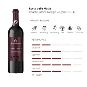 Rocca delle Macie Chianti Classico Famiglia Zingarelli DOCG 2020 (357mL)