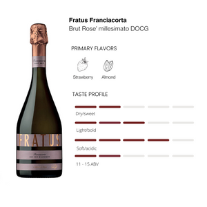 Fratus Franciacorta Brut Rose' millesimato DOCG