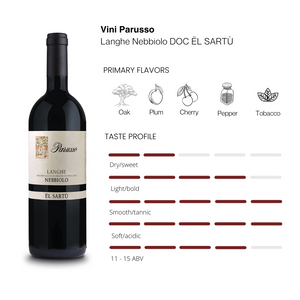 Vini Parusso Langhe Nebbiolo DOC ËL SARTÙ 2021