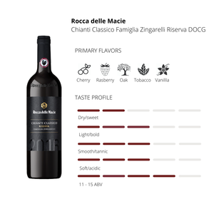Rocca Delle Macie Chianti Classico Famiglia Zingarelli Riserva DOCG 2019 (1.5L)